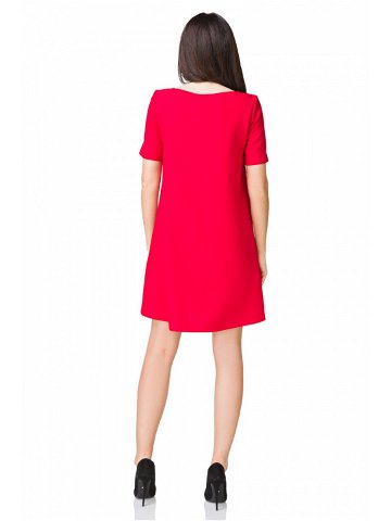 Dámské společenské šaty T203 6 červené – Tessita L XL