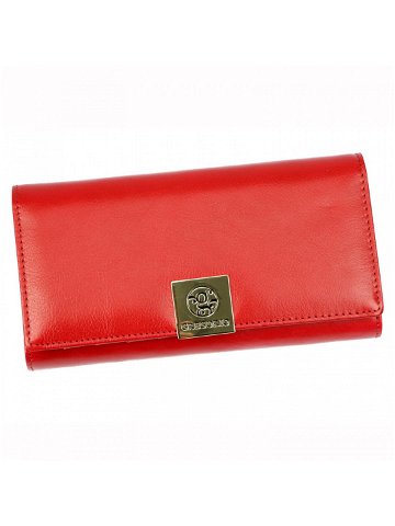 Dámská kožená peněženka červená – Gregorio Sofasa