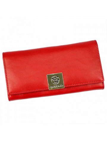 Dámská kožená peněženka červená – Gregorio Raffici
