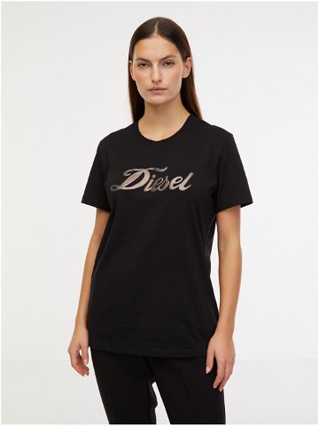 Černé dámské tričko Diesel T-Sily