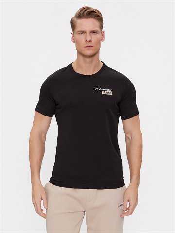 Calvin Klein Jeans T-Shirt J30J324647 Černá Slim Fit