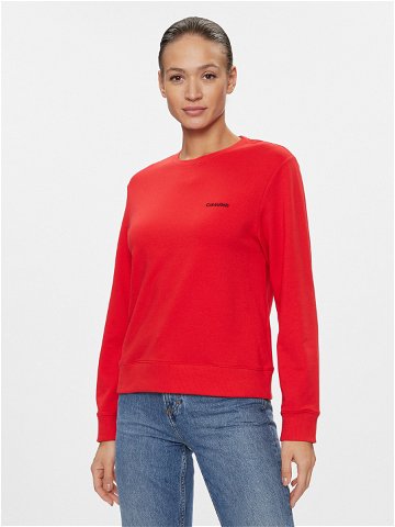 Calvin Klein Underwear Mikina 000QS7043E Červená Regular Fit