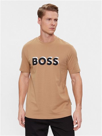 Boss T-Shirt Tiburt 427 50506923 Béžová Regular Fit