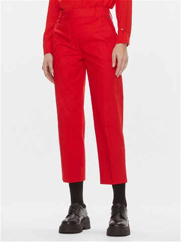 Tommy Hilfiger Chino kalhoty WW0WW40504 Červená Straight Fit