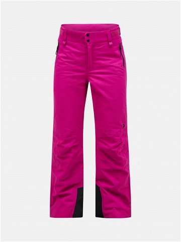Kalhoty peak performance jr maroon pants růžová 140