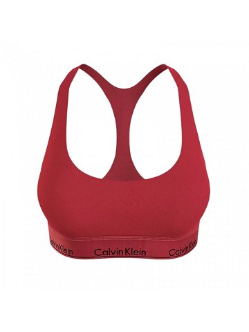 Dámská podprsenka Calvin Klein nadrozměr červená QF7446E-XAT XXL