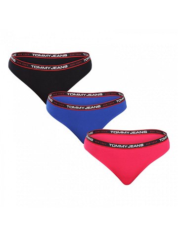 3PACK dámské kalhotky Tommy Hilfiger vícebarevné UW0UW04710 0SC S