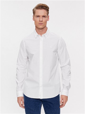 Calvin Klein Jeans Košile J30J324614 Bílá Slim Fit