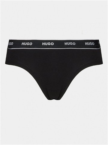 Hugo Klasické kalhotky Brief Stripe 50510624 Černá