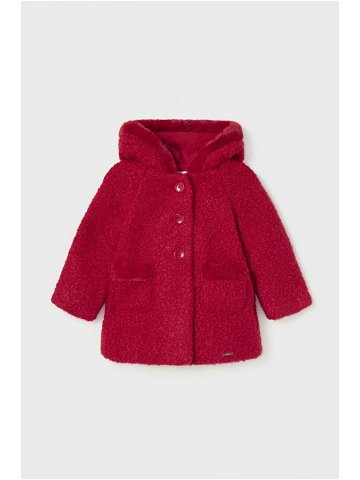 Dětský kabátek Mayoral červená barva