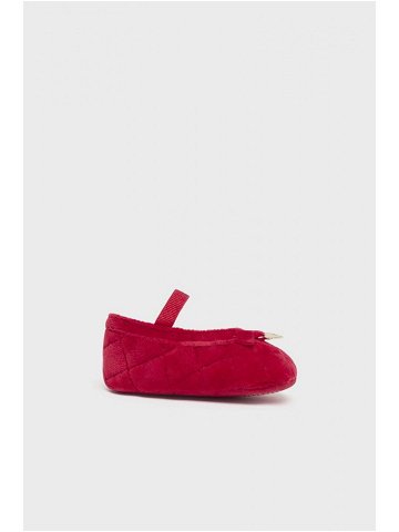 Dětské boty Mayoral Newborn červená barva