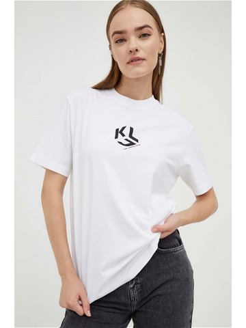 Košilka Karl Lagerfeld Jeans bílá barva