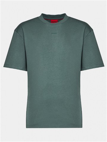 Hugo T-Shirt Dapolino 50488330 Zelená Relaxed Fit