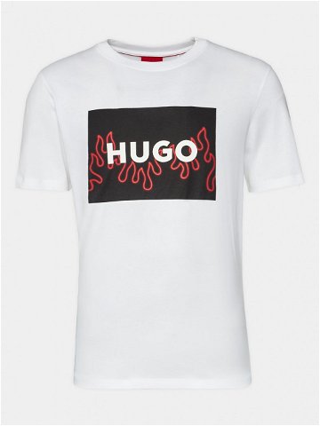 Hugo T-Shirt Dulive 50506989 Bílá Regular Fit