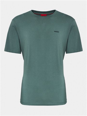 Hugo T-Shirt Dero222 50466158 Zelená Regular Fit