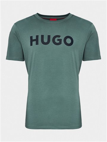 Hugo T-Shirt Dulivio 50467556 Zelená Regular Fit