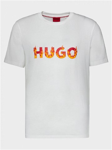 Hugo T-Shirt Danda 50504542 Bílá Regular Fit