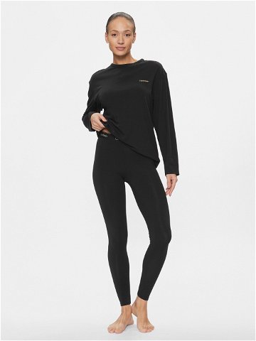 Calvin Klein Underwear Pyžamo 000QS7046E Černá Regular Fit
