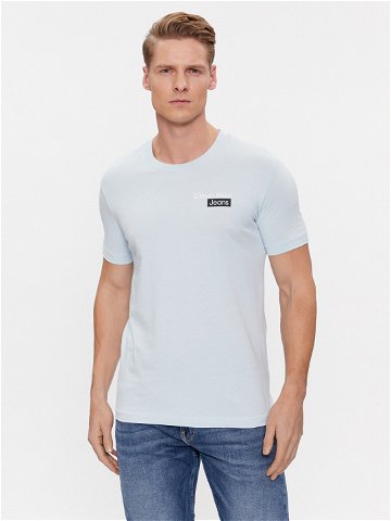 Calvin Klein Jeans T-Shirt J30J324647 Světle modrá Slim Fit