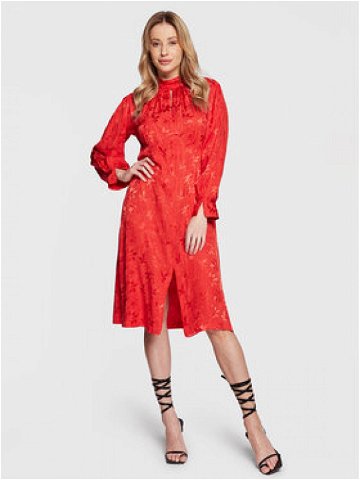 Closet London Každodenní šaty D8228 Červená Regular Fit