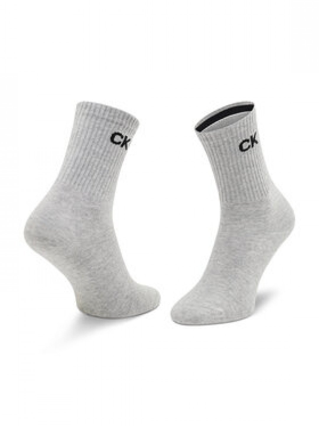 Calvin Klein Dámské klasické ponožky 701218784 Šedá