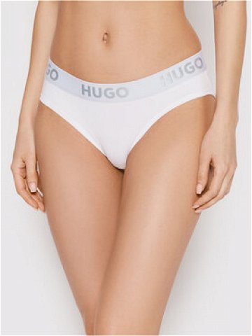 Hugo Klasické kalhotky Brief Sporty Logo 50469643 Bílá