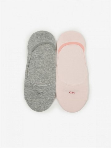 Calvin Klein Underwear Ponožky 2 páry Růžová
