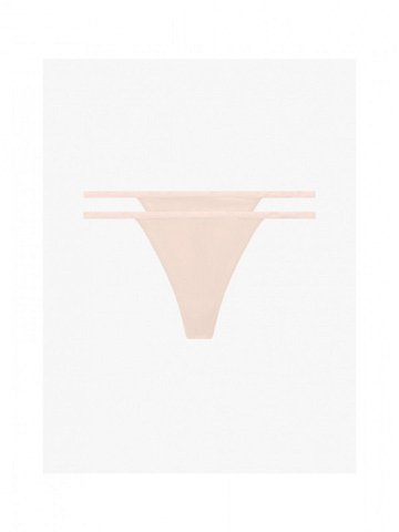 Calvin Klein Underwear Kalhotky 2 ks Béžová