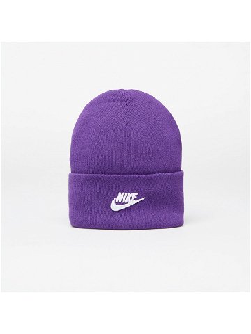 Nike Peak Tall Cuff Futura Beanie Purple Cosmos White