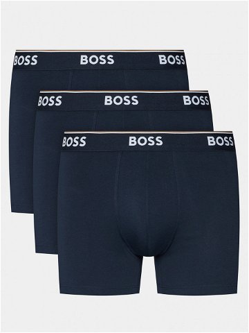 Boss Sada 3 kusů boxerek 50475282 Modrá