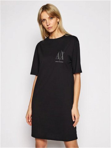 Armani Exchange Každodenní šaty 8NYADX YJG3Z 8218 Černá Regular Fit