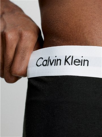 Pánské boxerky 3 Pack Trunks Cotton Stretch 0000U2662G001 černá – Calvin Klein XS