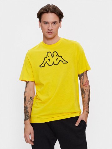 Kappa T-Shirt Cromen 303HZ70 Žlutá Regular Fit