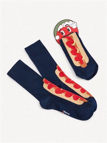 Celio Hot Dog Ponožky Modrá