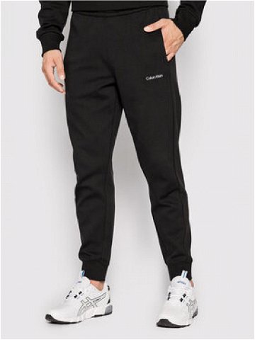 Calvin Klein Teplákové kalhoty Micro Logo K10K109940 Černá Relaxed Fit