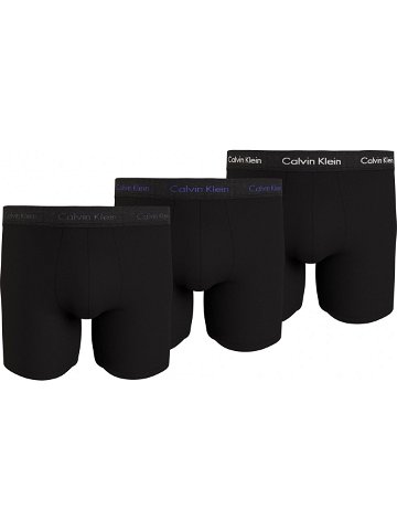 Pánské boxerky BOXER BRIEF 3PK 000NB1770A H4W černé – Calvin Klein XL