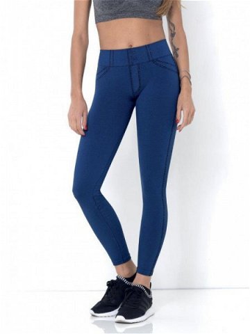 Dámské sportovní kalhotové legíny Jeansy Modellante 610346 Modrá jeans – Intimidea jeans-modrá S M