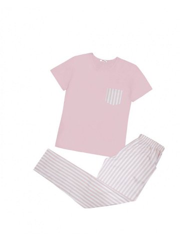 Dámské pyžamo 140 140 sv růžové – Karol 4XL