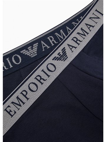 Pánské boxerky 2PACK 111769 3F720 70835 tm modré – Emporio Armani L