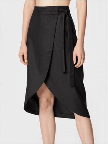 Bruuns Bazaar Midi sukně Nemesia Ace BBW3078 Černá Regular Fit