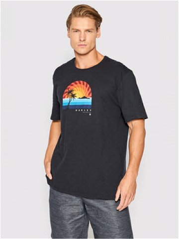 Hurley T-Shirt Swirlst MTS0030090 Černá Regular Fit