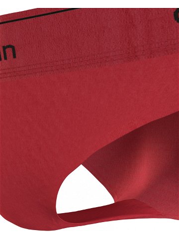 Dámské kalhotky BIKINI 000QF7451E XAT červené – Calvin Klein L