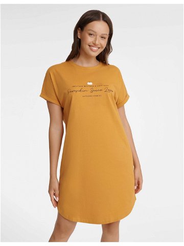 Dámská noční košile 40934 Grind hořčicová – Henderson Ladies XL
