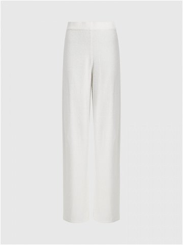 Dámské kalhoty 000QS7058E 101 ecru – Calvin Klein M