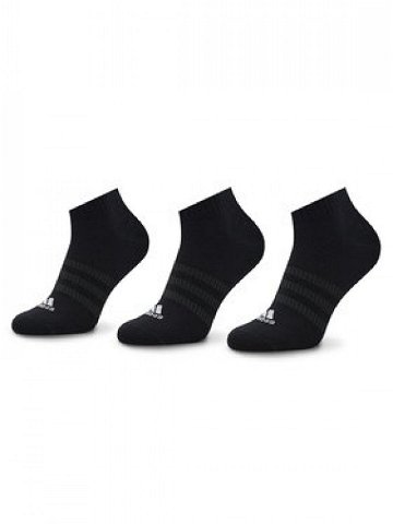Adidas Sada 3 párů nízkých ponožek unisex Thin And Light IC1336 Černá