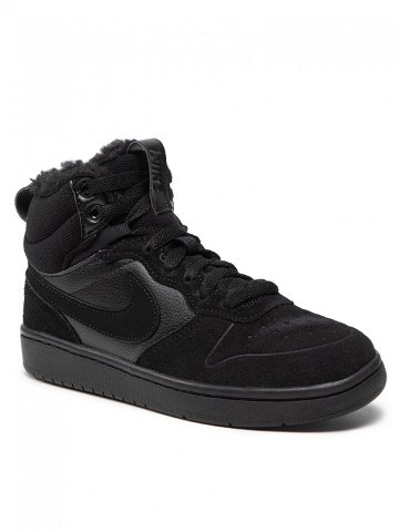 Nike Sneakersy Court Borough Mid 2 Boot Bg CQ4023 001 Černá