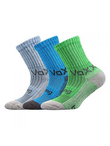 3PACK dětské ponožky Voxx vícebarevné Bomberik-mix-uni 20 24
