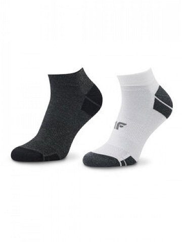 4F Sada 2 párů vysokých ponožek unisex H4Z22-SOM002 Barevná
