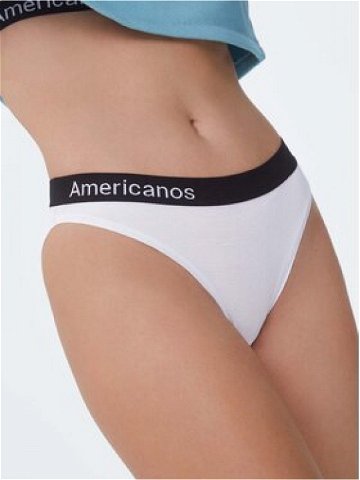 Americanos Klasické kalhotky Briefs Bílá Regular Fit