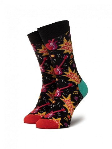 Happy Socks Klasické ponožky Unisex QUE01-9302 Černá